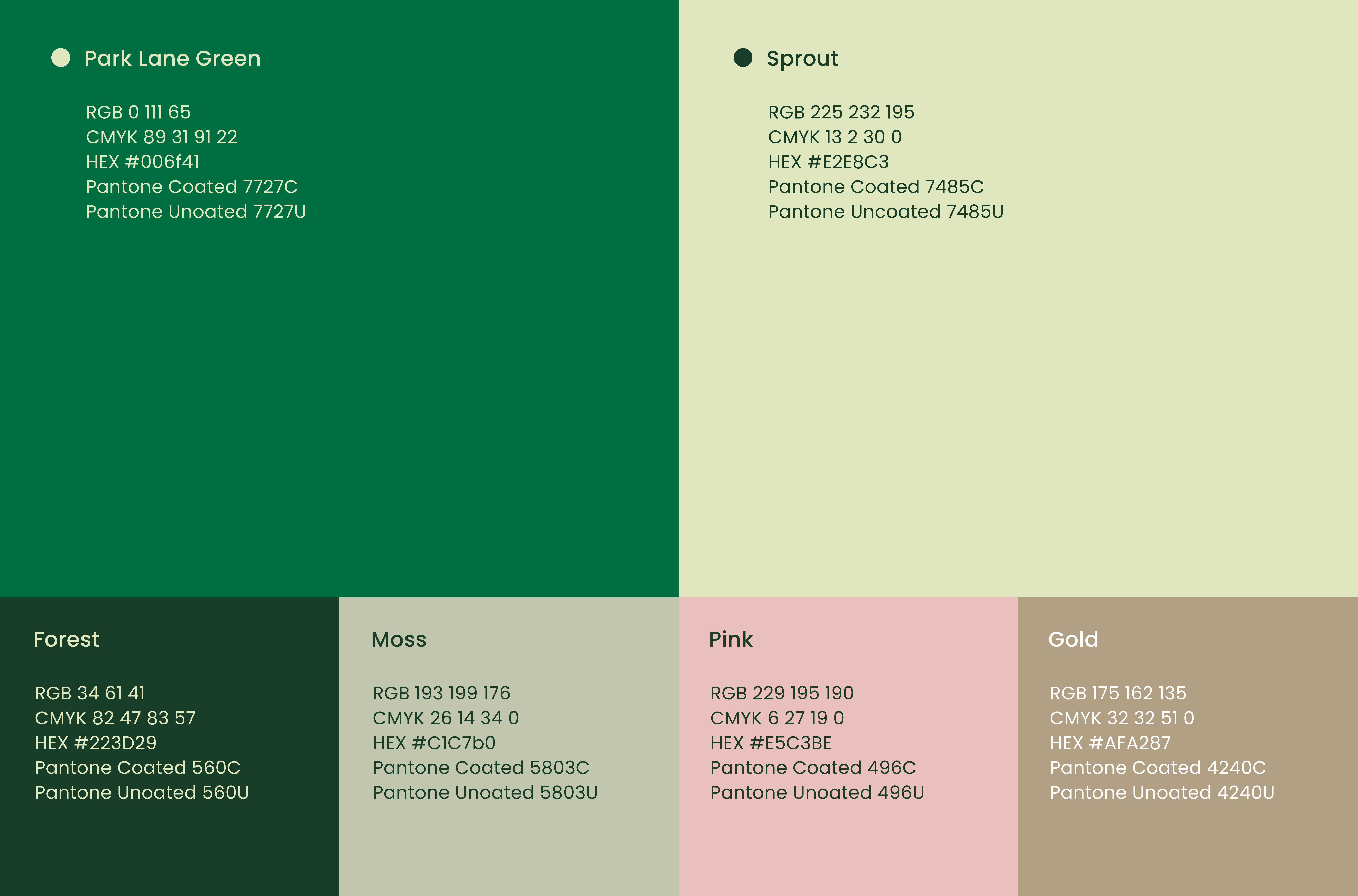 Park Lane Branding